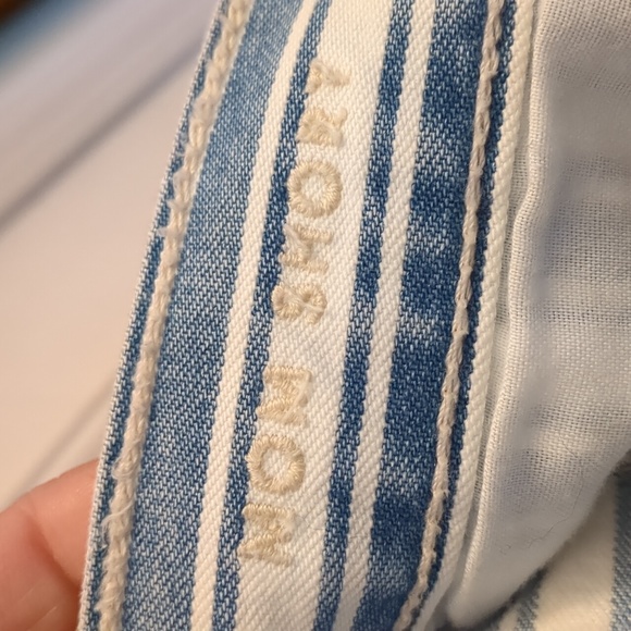 American Eagle Striped Denim Mom Short - Picture 5 of 5
